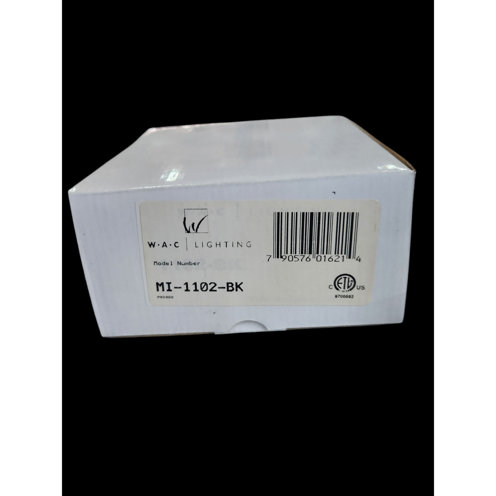 W,A.C. Lighting MI-1102-BK New Dead Stock